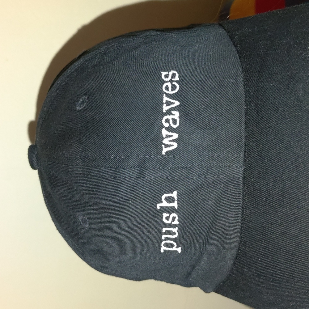 Push Waves Embroidered Strapback Hat Cap - image 2